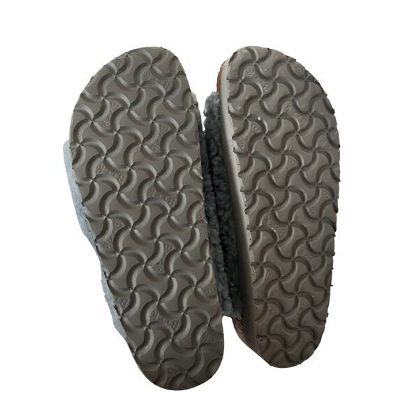 Birkenstock Papillio Arizona Big Buckle Shearling Teddy Slide Sandals Size 36 EU - Picture 5 of 10